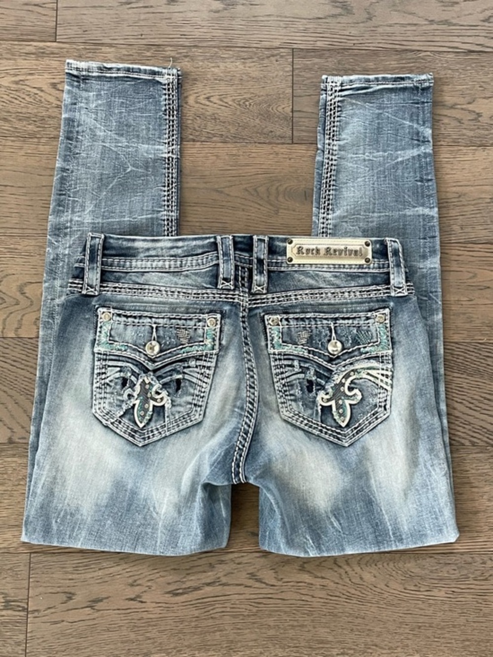 Rock Revival Kyla Mid Rise Ankle Skinny Jeans